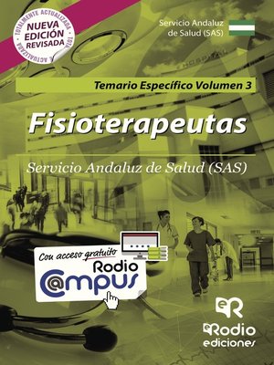 cover image of Fisioterapeutas. Servicio Andaluz de Salud (SAS). Temario Específico Volumen 3